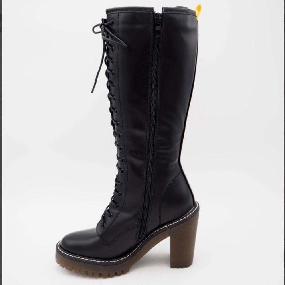 Tall Lace-up Boots - Picture 5 of 8